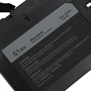 3V806 แบตเตอรี่สำหรับ DELL Alienware 13 series 13 R2 แบตเตอรี่แล็ปท็อป