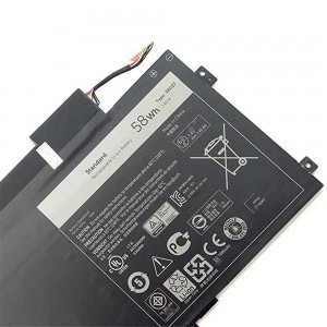 Laptopbatterij alleen voor Dell 5KG27 C4MF8 Inspiron 14-7437 – [7480mAh/58Wh]