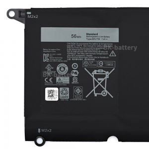 90V7W laptop batteries for Dell XPS 13-9350-D1608 XPS 13D-9343 90V7W JD25G DIN02 5K9CP 0N7T6 0DRRP P54G RWT1R battery