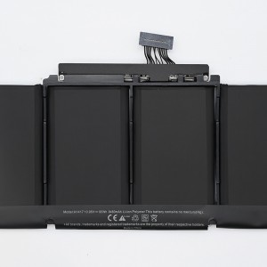 A1417 Laptop Batterij voor Macbook Pro A1398 Batterij