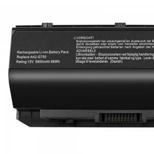 A42-G750 Baterai Laptop untuk ASUS G750 G750J G750JH G750JM G750JS G750JW G750JX G750JZ G750Y47 X551M JX-BL ROG GX800VH G752