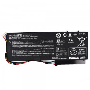 Bateria portátil 40wh 5280mAh AC13A3L para bateria Acer Aspire P3-131 P3-171 TravelMate X313 X313-E X313-M