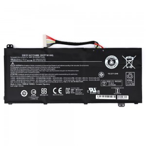 AC17A8M लैपटॉप बैटरी एसर स्पिन 3 SP314 SF314 TMX3410 TMX40 TravelMate X3 बैटरी के लिए