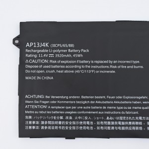 एसर क्रोमबुक C720 C720P C740 सीरीज बैटरी के लिए AP13J3K AP13J4K लैपटॉप बैटरी