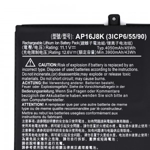AP16J8K AP16J5K Laptop Batteri för Acer 11 C731 C731T C731-C7P9 C731-C8VE C731-C78G C731-C7P9 Series