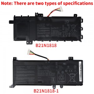 B21N1818 Battery 7.6V 32WH Li-ion Laptop Battery B21N1818 for Asus VivoBook 15 X512DA X512DK X512F X512FA Laptop