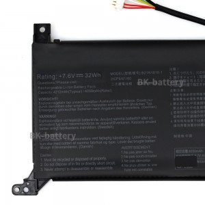 B21N1818-1 laptop battery for Asus VivoBook 14 15 F409UA M409DA X409DA F509UB X509UA X512DA R509FA X512DK X512F X512FA laptop