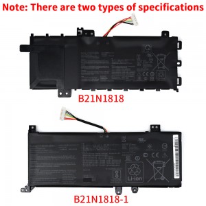 B21N1818-1 laptop battery for Asus VivoBook 14 15 F409UA M409DA X409DA F509UB X509UA X512DA R509FA X512DK X512F X512FA laptop