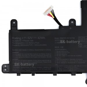 B31N1729 Laptop Battery For ASUS VivoBook S15 S530 S530UA S530UN S530UN-BQ097T series laptop 11.52V 42Wh B31N1729 battery