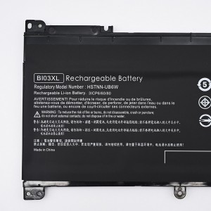 BI03XL batterie d'ordinateur portable pour HP pavillon X360 13-U100TU U113TU U169TU HSTNN-UB6W TPN-W118 flux 14-AX010wm 14-AX020wm batterie