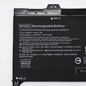 Bateria de notebook BP02XL para bateria da série HP Pavilion 15-AU000 15-AW000 15T-AW000