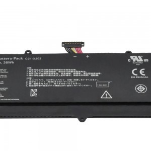 Batterie C21-X202 pour batterie d'ordinateur portable Asus VivoBook S200 S200E X201 X201E X202 X202E