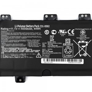 C31-X502 C21-X502 laptop battery for ASUS X502 X502C X502CA PU500C PU500CA S500C S500CA S500CA-CJ005H laptop battery