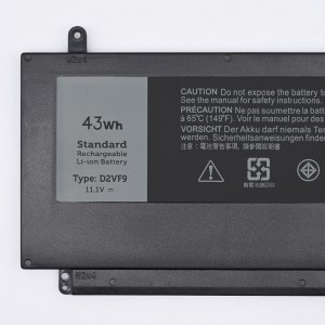 Batería para portátil D2VF9 para batería para portátil Dell Inspiron serie 15