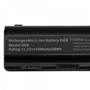 DV4 EV06 laptop battery for HP Pavilion DV4-1000 DV4-2000 EV06 Presario CQ40 CQ61 11.1V 58Wh li-ion battery EV06