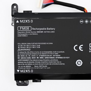 Batterie pour ordinateur portable FM08 pour batterie série HP OMEN 17-an013TX 17-an014TX