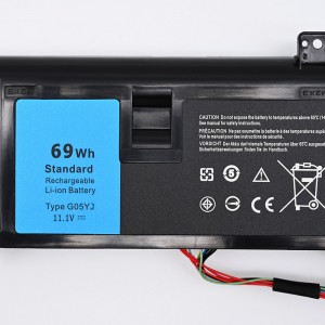 Baterai G05YJ untuk baterai laptop Dell Alienware 14 M14x R3 R4 P39G