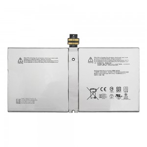 Microsoft सरफेस प्रो 4 12.3 इंच 1724 टैबलेट बैटरी के लिए G3HTA027H DYNR01 लैपटॉप बैटरी