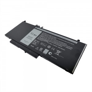 Bateria de notebook 51WH G5M10 para notebook Dell Latitude E5450 E5550 15,6″ Série 8V5GX R9XM9 WYJC2 1KY05 7,4V 4 células