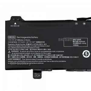 GB02XL battery for HP Chromebook 14-DB0002AU Series laptop battery 7.7V 47.3WH laptop battery GB02XL