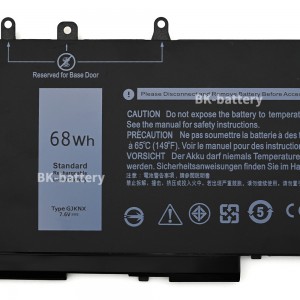 GJKNX Laptop Battery for Dell Latitude 5280 5290 5480 5490 5491 5580 5590 5591 Precision 3520 3530