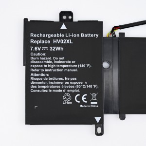 Bateria do laptop HV02XL para bateria da série HP Pavilion x360