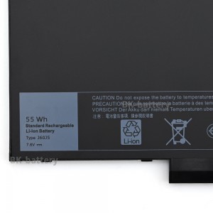 J60J5 Laptop Battery For Dell Latitude 12 E7270 E7470 High quality Laptop Battery 7.6V 55Wh Replacement