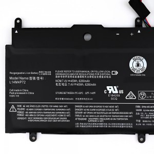 L14M4P72 battery for Lenovo YOGA 3 1470-80KQ YOGA 700 L14S4P72 L14M4P72 2ICP6/63/71-2 laptop battery