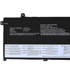 L18M3P74 battery lithium original battery for Lenovo ThinkPad P43S T14 T490 T495 Series SB10K976 02DL009 laptop battery