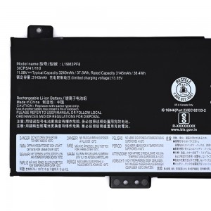 L19M3PF8 Battery For Lenovo IdeaPad Flex 3-11IGL C350-11 L19C3PF8  L19M3PF8 3ICP5/41/110 SB10X02592 SB10X02595 laptop battery
