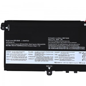 L19M4PDD Battery For Lenovo ThinkBook 13S G2 G3 14S G2 ITL Series L19D4PDD L19C4PDD 5B10Z37621 5B10Z37618 laptop battery