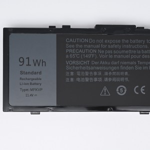 Batterie d'ordinateur portable MFKVP pour Dell Precision 15 7510 7520 M7510 17 7710 7720 M7710 Series batterie d'ordinateur portable