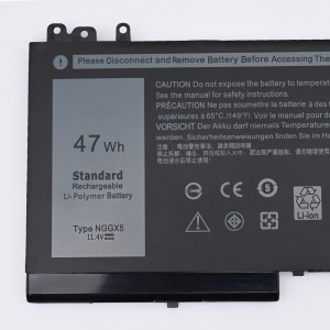 Batterie d'ordinateur portable NGGX5 pour batterie d'ordinateur portable Dell Latitude E5270 E5470 E5570 Precision M3510