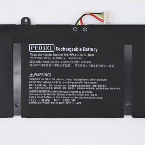 Batterie d'ordinateur portable PE03XL pour batterie d'ordinateur portable série HP Chromebook Pro 210 11 G1 G3 G4