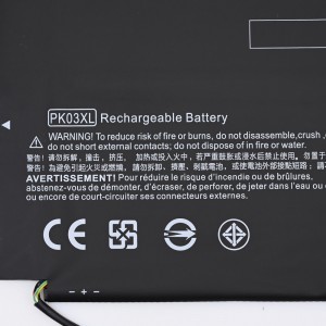 Batería para portátil PK03XL para HP Spectre Pro X360 G1 G2 Spectre 13-4000 Series