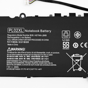 PL02XL Laptop Batterij voor HP Pavilion 11-n x360 serie laptop batterij