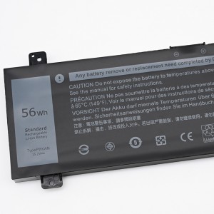 PWKWM-laptopbatterij voor Dell Inspiron 14-7466 7467 7000-serie laptopbatterij