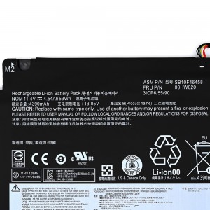 SB10F46458 00HW020 Laptop Battery for Lenovo ThinkPad Yoga 460 20EL 20EM Yoga 14 20FY P40 20GQ 20GR Batteries