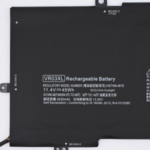 Batterie VR03 VR03XL pour batterie d'ordinateur portable HP Envy 13-d 13-d000