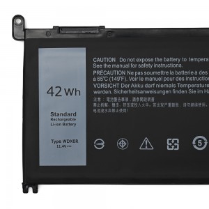 WDX0R Laptop Battery for dell Inspiron 15 7579 7569 5578 5565 5567 5568 5570 5775 5579 7560 7570 13 5378 5368 7375 7368 7378 17 5765 5767 5770 Series laptop battery