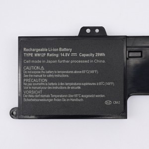 Bateria portátil WW12P 9YXN1 TR2F1 para Dell Inspiron Duo 1090 Tablet PC bateria conversível