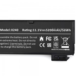 X240 Laptop battery 5200mAh 58Wh High capacity battery for Lenovo ThinkPad X240 X250 X260 X270 L450 L470 battery